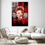 Üçlü Atatürk Portresi Cam Tablo - Görsel 4