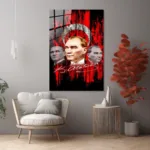 Üçlü Atatürk Portresi Cam Tablo - Görsel 3