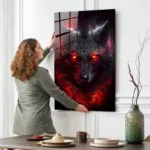 Fantastik Kurt Cam Tablo - Görsel 2