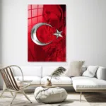 Modern Krom Ay Yıldız Cam - Görsel 5