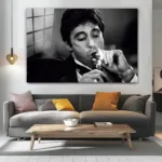 Scarface Tony Montana Cam Tablo - Görsel 5