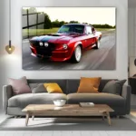 Mustang GT500 Eleanor Cam Tablo - Görsel 4