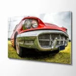 Yağmur Damlalı Klasik Araba Cam Tablo