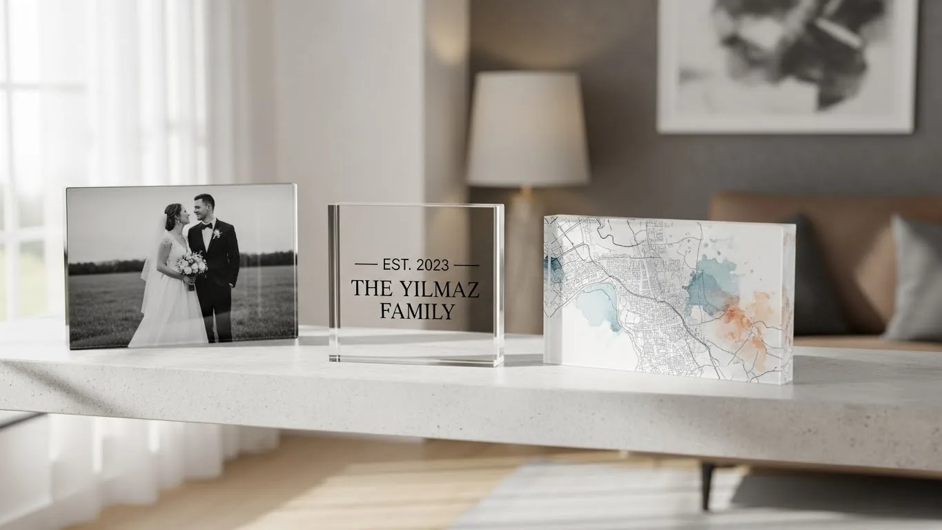 evlilik haritasi cam tablo