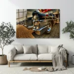 Vintage Cadillac Cam Tablo - Görsel 5