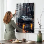 Porsche Tutkusu Cam Tablo - Görsel 2