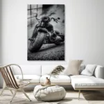 Chopper Ön Görünüm Cam Tablo - Görsel 3