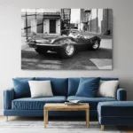 Efsanevi Aktör ve Jaguar Cam Tablo - Görsel 3