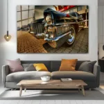 Vintage Cadillac Cam Tablo - Görsel 4