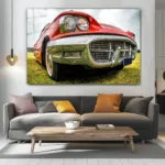 Yağmur Damlalı Klasik Araba Cam Tablo - Görsel 4