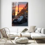 Paris Sokakları Araba Cam Tablo - Görsel 3