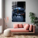 Porsche Arka Görünüm Cam Tablo - Görsel 4