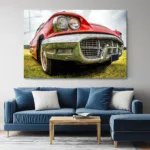 Yağmur Damlalı Klasik Araba Cam Tablo - Görsel 3