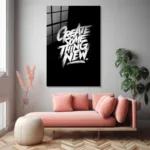 Create Something New Modern Cam Tablo - Görsel 4