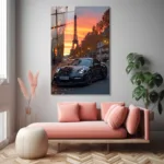 Paris Sokakları Araba Cam Tablo - Görsel 4