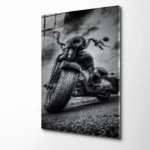 Chopper Ön Görünüm Cam Tablo