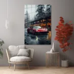 Lüks Sonbahar Porsche Posteri - Görsel 6