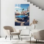 Mavi Cabrio Klasik Cam Tablo - Görsel 5