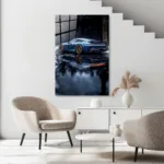 Porsche Arka Görünüm Cam Tablo - Görsel 5