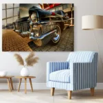 Vintage Cadillac Cam Tablo - Görsel 2