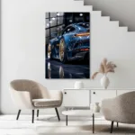 Lüks Porsche Silüeti Cam Tablo - Görsel 5