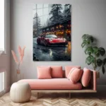 Lüks Sonbahar Porsche Posteri - Görsel 4