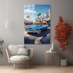 Mavi Cabrio Klasik Cam Tablo - Görsel 6