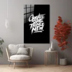 Create Something New Modern Cam Tablo - Görsel 6